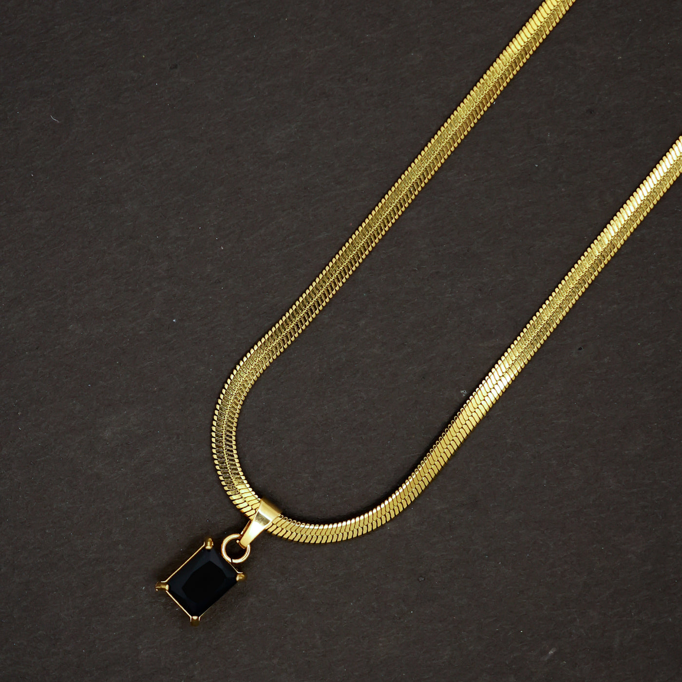 Gold Snake Necklace Chain For Women and Girls