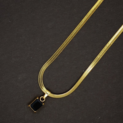 Gold Snake Necklace Chain For Women and Girls