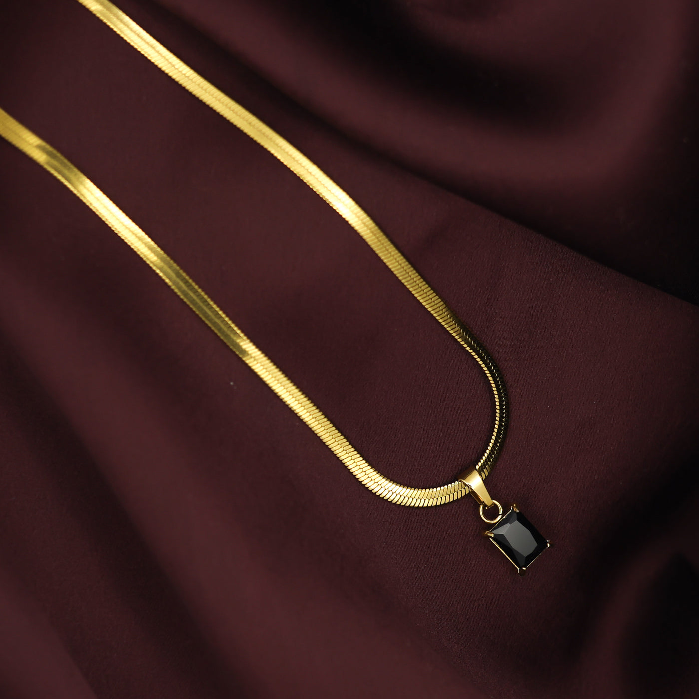 Gold Snake Necklace Chain For Women and Girls