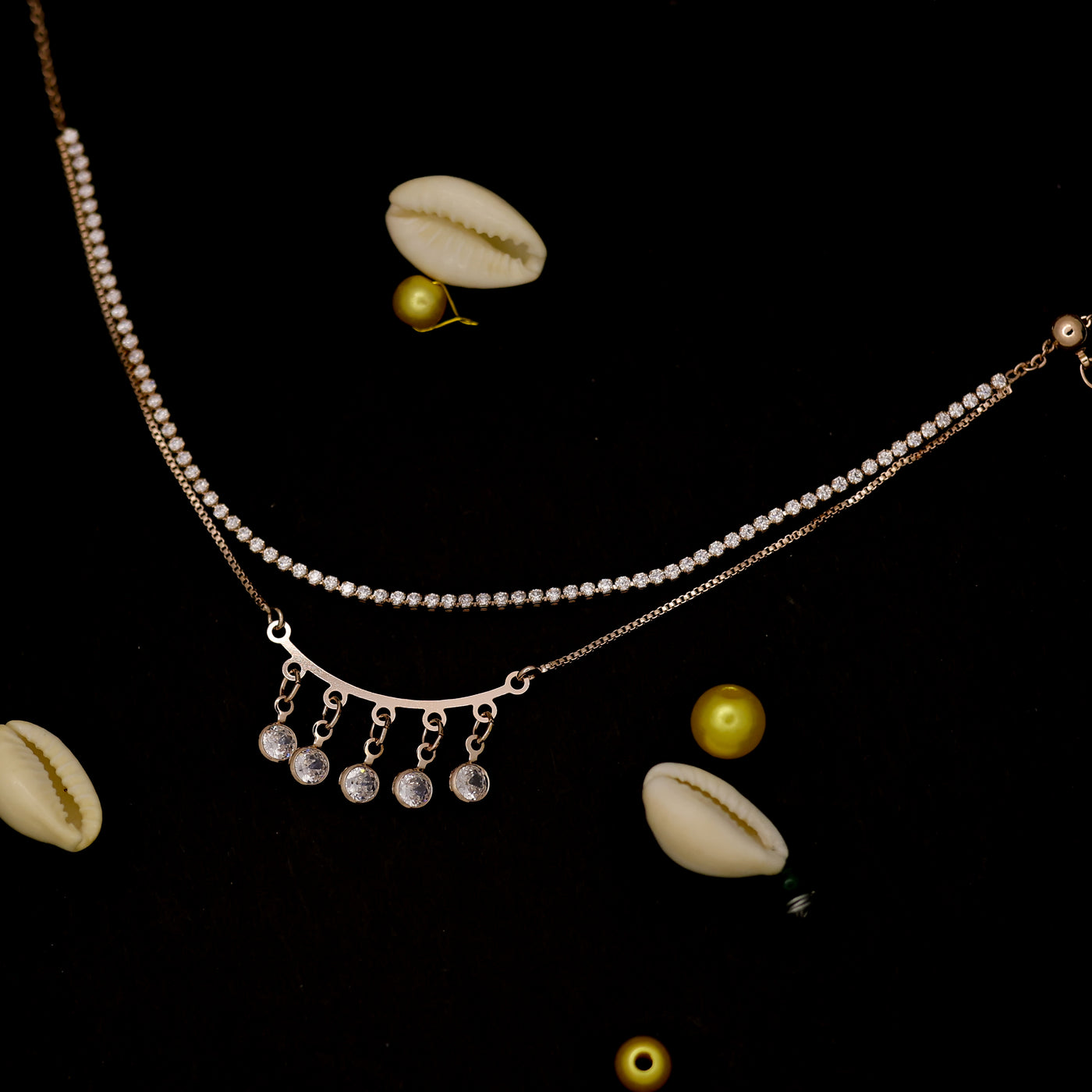 Diamond Chokkar Necklace For Women and Girl's