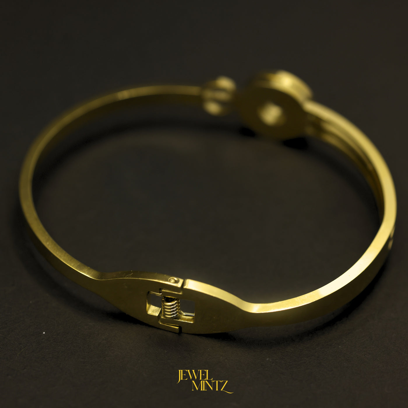 Gold Watch Bracelet for Women – Roman Numeral Dial, Diamond-Studded Bracelet Style | Jewel Mintz Luxury Jewelry