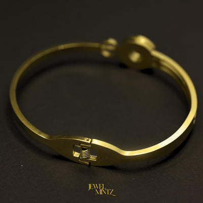 Gold Watch Bracelet for Women – Roman Numeral Dial, Diamond-Studded Bracelet Style | Jewel Mintz Luxury Jewelry