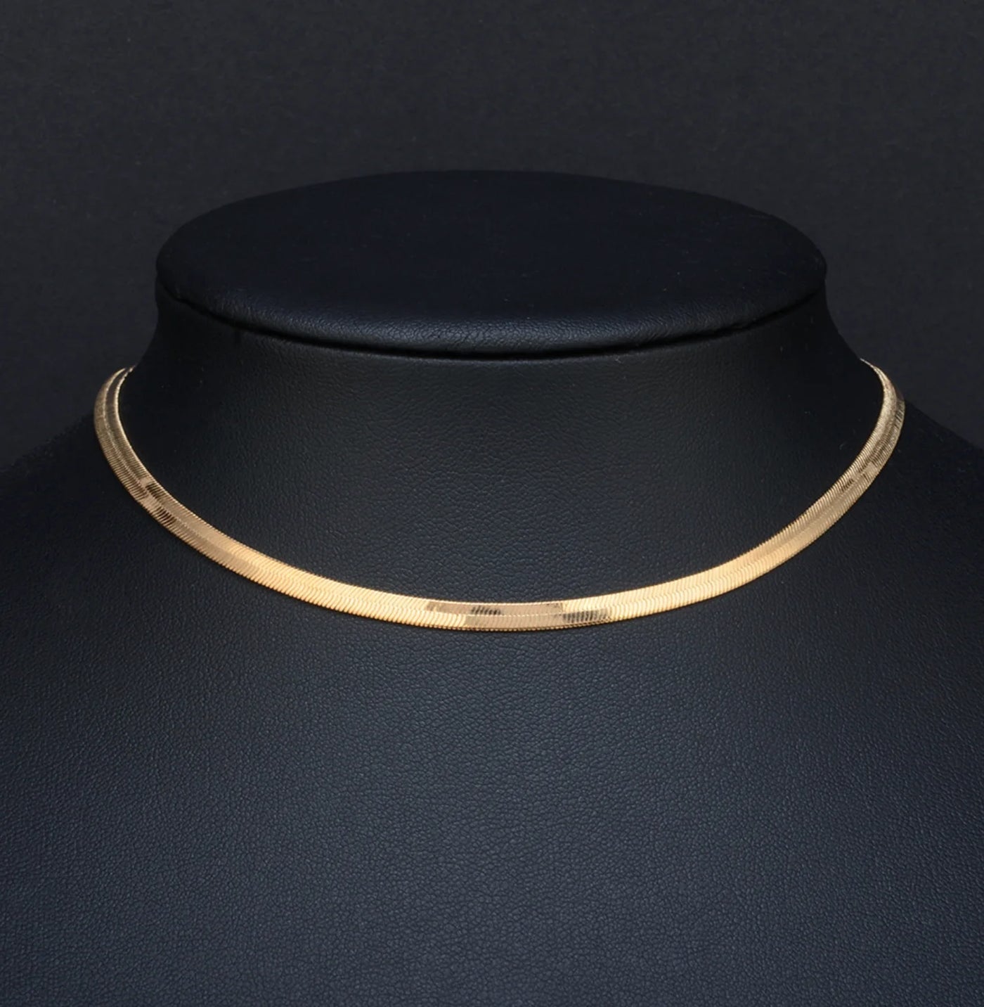 Luxury Gold Plated 3D Snake Chain Necklace For Men (21.5 Inch)